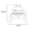 Jeep Wrangler Rubicon Samochód na akumulator DK-JWR555.ROZ